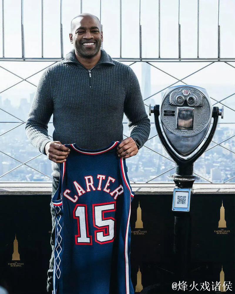 卡特谈篮网退役球衣:梦想实现 感激不已 卡特谈篮网退役球衣:梦想实现 感激不已